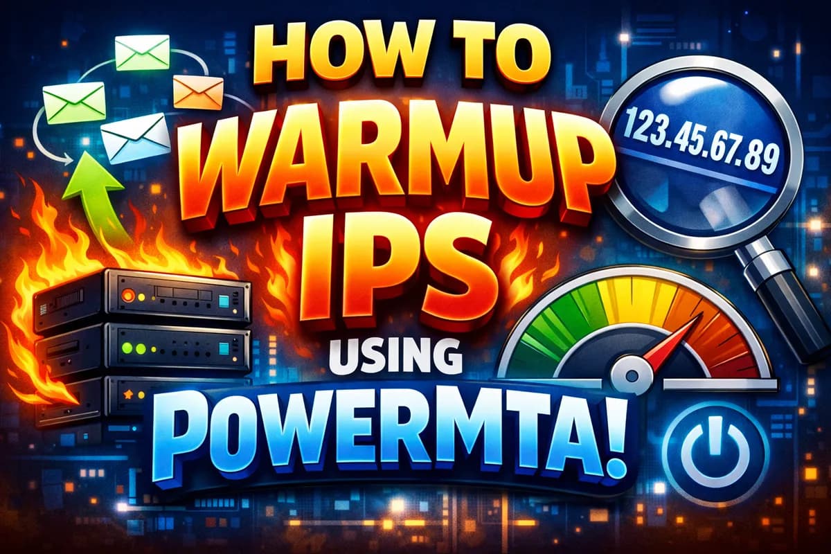 How to Warmup IP , Real Quick with PowerMTA