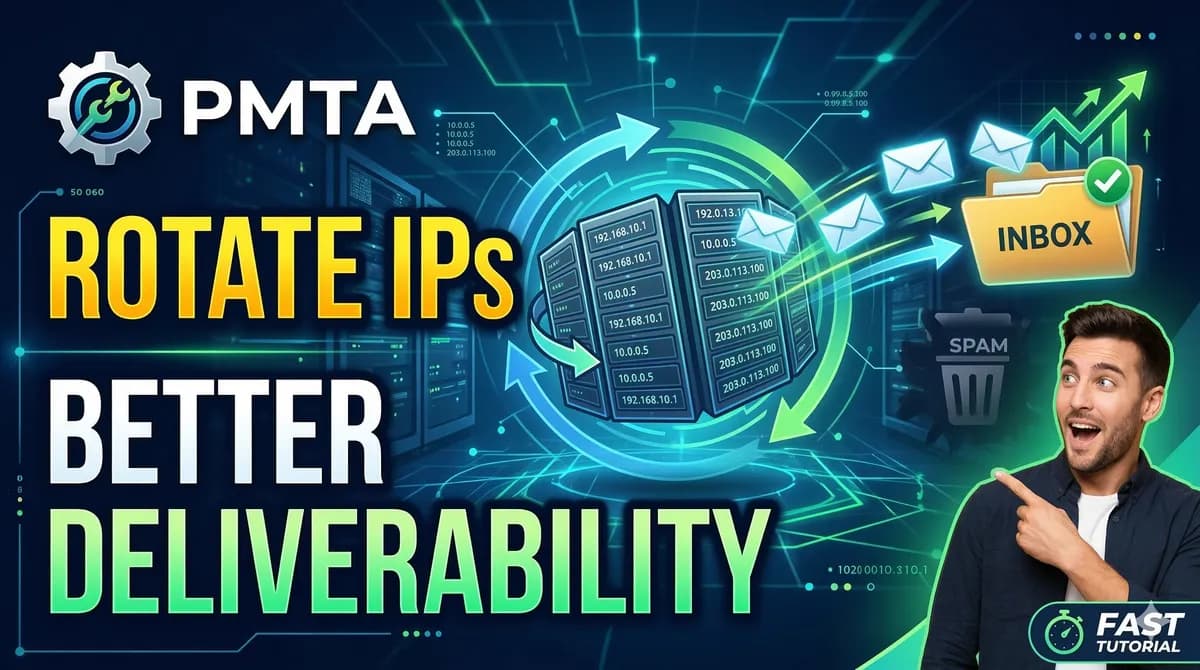 How to Rotate IPs in PowerMTA for Better Deliverability